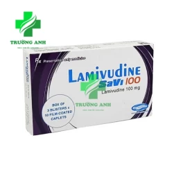 Lamivudine Savi 100 -  Thuốc điều trị viêm gan siêu vi B mãn tính 