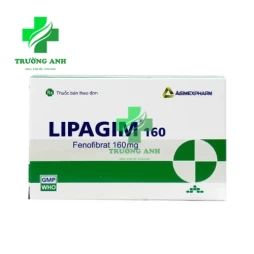 Lipagim 160 - Thuốc điều trị tăng cholesterol máu của Agimexpharm