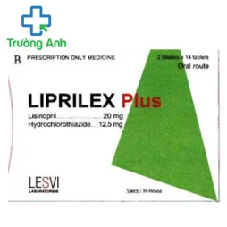 Liprilex Plus 12,5mg - Thuốc điều trị tăng huyết áp nguyên phát