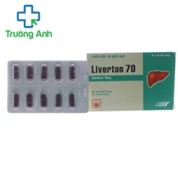 Liverton 70 Pymepharco - Thuốc điều trị viêm gan nhiễm trùng