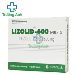 Lizolid-600 Glenmark - Thuốc điều trị viêm phổi hiệu quả đường uống