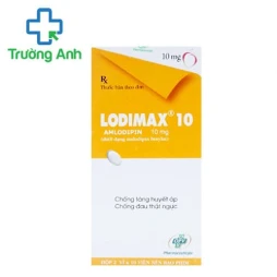Lodimax 10 OPV - Điều trị cao huyết áp, thiếu máu cơ tim