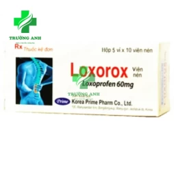 Loxorox 60mg Korea Prime - Thuốc kháng viêm, giảm đau, hạ sốt
