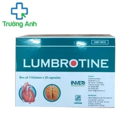 Lumbrotine - Giúp tăng cường lưu thông của khí huyết hiệu quả