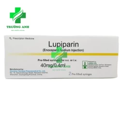 Lupiparin 40mg/0,4ml Techdow - Phòng bệnh huyết khối tĩnh mạch