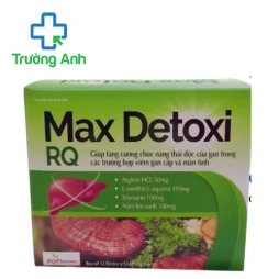 Max Detoxi RQ Santex - Viên uống giải độc gan, hạ men gan 