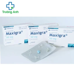 Maxigra 50mg - Thuốc điều trị rối loạn cương dương của nam giới