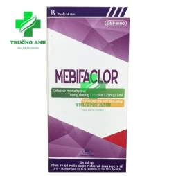 Mebifaclor 125mg/5ml Mebiphar - Điều trị bệnh nhiễm khuẩn