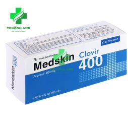 Medskin clovir 400 - Thuốc điều trị nhiễm Herpes simplex trên da hiệu quả