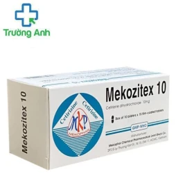 Mekozitex 10 Mekophar - Giúp điều trị bệnh viêm mũi dị ứng, viêm kết mạc dị ứng