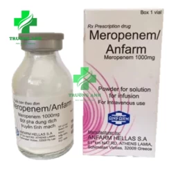 Meropenem Anfarm 1g - Thuốc điều trị nhiễm khuẩn ở người lớn và trẻ em