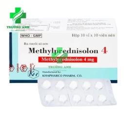 Methylprednisolon 4 Khapharco - Thuốc chống viêm, điều trị dị ứng