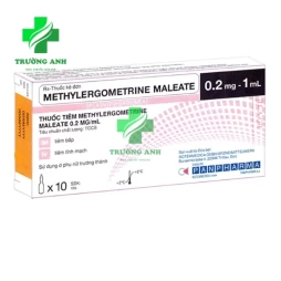 Methylergometrine Maleate injection 0,2mg - Trị chảy máu sau sinh