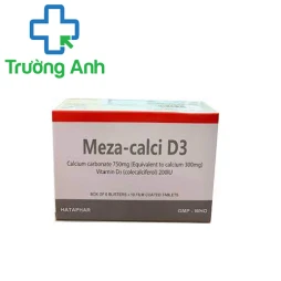 Meza-Calci D3 - Thuốc bổ sung calci và vitamin D3 hiệu quả