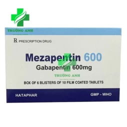 Mezapentin 600 - Thuốc chống động kinh và giảm đau thần kinh