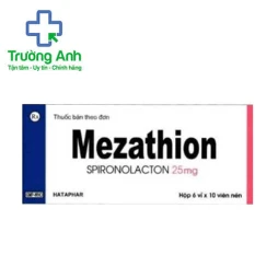 Mezathion 25mg - Thuốc lợi tiểu và chống tăng huyết áp hiệu quả