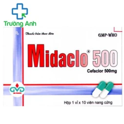 Midaclo 500 - Thuốc điều trị viêm xoang cấp, viêm họng hiệu quả