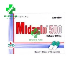 Midaclo 500 - Thuốc điều trị viêm xoang cấp, viêm họng hiệu quả