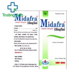 Midafra 125mg/ 5ml - Thuốc điều trị viêm tuyến tiền liệt hiệu quả