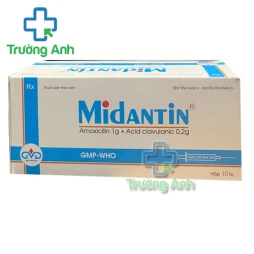 Midantin 1g/0,2g - Thuốc điều trị nhiễm khuẩn, chống viêm hiệu quả