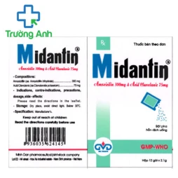 Midantin 300/75 - Thuốc điều trị nhiễm khuẩn hiệu quả của MD pharco