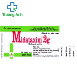 Midataxim 2g - Thuốc điều trị nhiễm khuẩn xương khớp hiệu quả