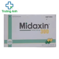 Midaxin 300 - Thuốc điều trị nhiễm trùng đường hô hấp trên và dưới