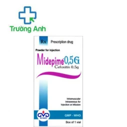Midepime 0,5g MD Pharco - Điều trị nhiễm trùng đường hô hấp