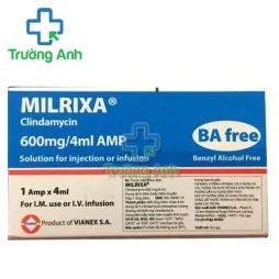 Milrixa 600mg/4ml Vianex - Thuốc điều trị nhiễm khuẩn hiệu quả