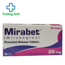 Mirabet 25mg - Thuốc giúp làm giãn cơ bàng quang của Pakistan