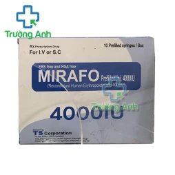 Mirafo prefilled inj 4000IU - Điều trị thiếu máu hiệu quả của Hàn Quốc