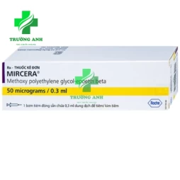 Mircera 50mcg/0.3ml Inj. B/1 - Thuốc điều trị thiếu máu do bệnh thận mãn tính