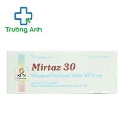 Mirtaz 30 Sun Pharma - Điều trị chứng trầm cảm hiệu quả của Ấn Độ
