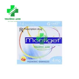 Montiget 4mg gói - Điều trị hen suyễn, viêm mũi dị ứng của Pakistan