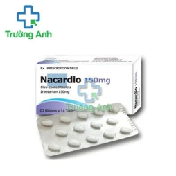 Nacardio 150mg Film-Coated Tablet Lesvi - Thuốc điều trị tăng huyết áp