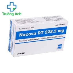 Nacova DT 228.5mg - Thuốc điều trị viêm họng, viêm thanh quản hiệu quả
