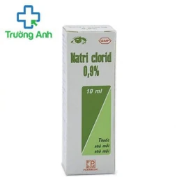 Natri clorid 0,9% 10ml MD Pharco - Giúp rửa mắt, rửa mũi, trị nghẹt mũi, viêm mũi