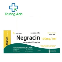 Negracin 100mg/1ml Dopharma - Giúp điều trị nhiễm khuẩn hiệu quả