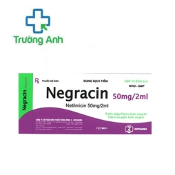 Negracin 50mg/2ml Dopharma - Điều trị nhiễm khuẩn đường mật, ổ bụng