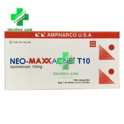 Neo-Maxxacne T 10 Ampharco USA - Điều trị mụn trứng cá nặng