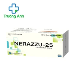 Nerazzu-25 - Điều trị tăng huyết áp, giảm nguy cơ đột quỵ hiệu quả