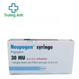 Neupogen syringe 30MU Roche - Giúp giảm thời gian bị giảm bạch cầu trung tính