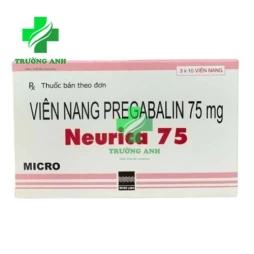 Neurica 75mg - Thuốc điều trị bệnh về thần kinh hiệu quả