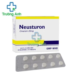 Neusturon 25mg Tipharco - Thuốc điều trị rối loạn tiền đình hiệu quả