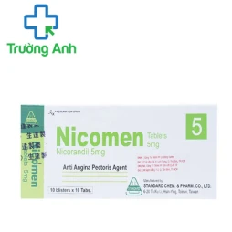 Nicomen Tablets 5mg - Thuốc điều trị bệnh mạch vành kéo dài hiệu quả