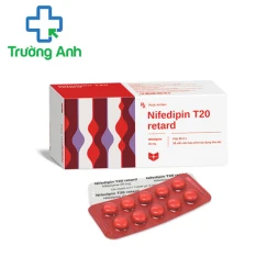 Nifedipin T20 retard - Điều trị tăng huyết áp hiệu quả