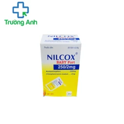 Nilcox Baby Fort 250/2 mg - Điều trị cảm cúm, giảm đau, hạ sốt