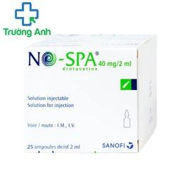 No-Spa 40mg/2ml - Điều trị co thắt dạ dày - ruột hiệu quả của Hungary