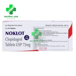 Noklot 75mg - Thuốc điều trị nhồi máu cơ tim, đột quỵ 