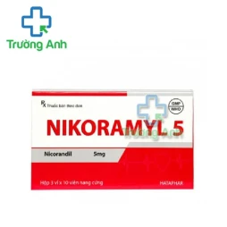 Nokoramyl 5 Hataphar - Thuốc điều trị đau thắt ngực hiệu quả